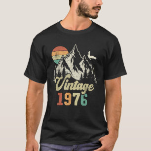 T-shirt 50e Classique 50 ans Anniversaire Présent 1976