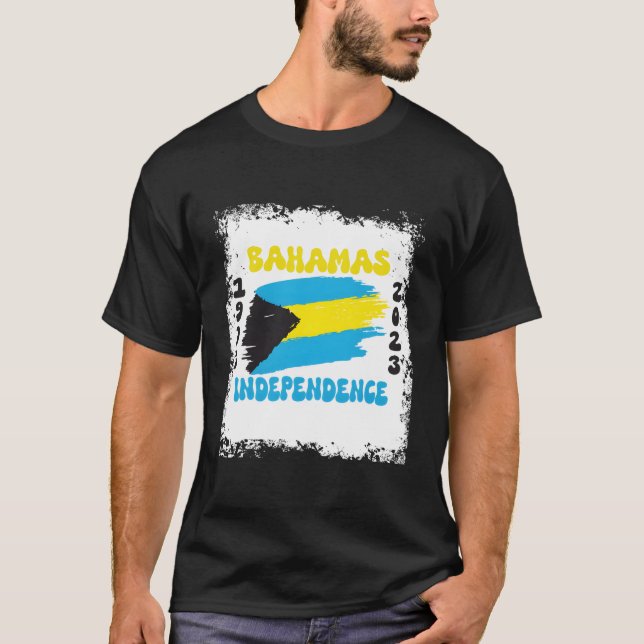 T-shirt 50E Jour De L'Indépendance Des Bahamas (Devant)