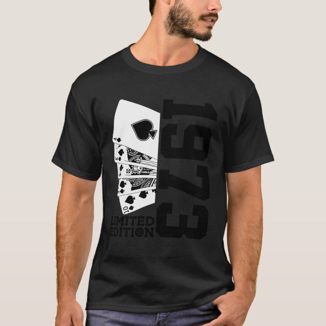 T-shirt 50E Poker 1973 (Devant)
