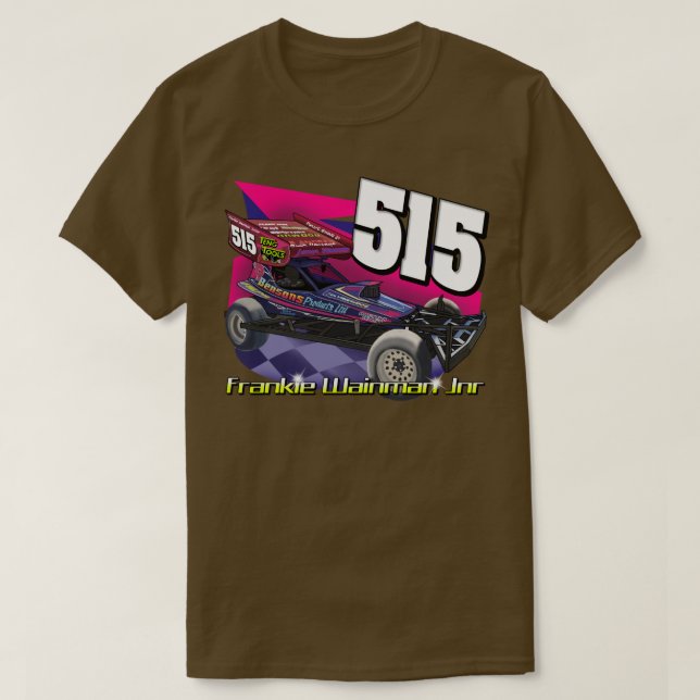 T-shirt 515 Frankie Wainman Jnr Brisca F1 2021 Tarmac (Design devant)