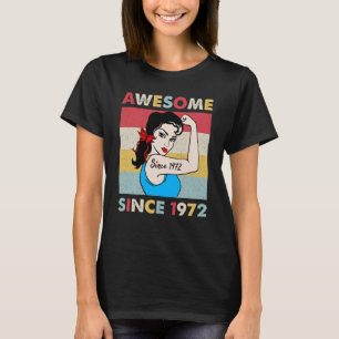 T-shirt 51 Ans Awesome depuis 1972 51e Anniversaire