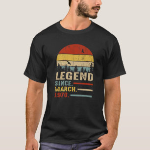 T-shirt 51 Ans Rétro Anniversaire Cadeau Légende depuis Ma