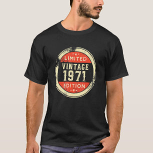 T-shirt 51 ans Vintage 1971 51e B Jour