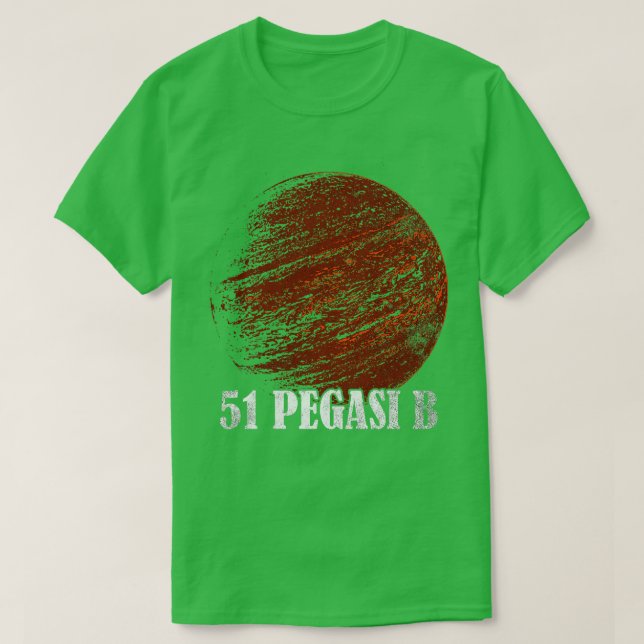 T-shirt 51 Pegasi B Exoplanet Planète extra-asolaire (Design devant)