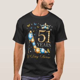 T-shirt 51e anniversaire 51 ans d'être stupéfiant 51 ans O