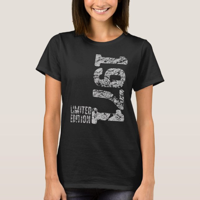 T-shirt 51e anniversaire Dames Mens 51 ans 1971 6 (Devant)