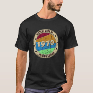 T-shirt 51E Anniversaire Retro Vintage Né En 1970