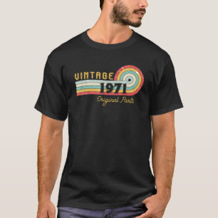 T-shirt 51e cadeau d'anniversaire 51 ans Vintage Original 