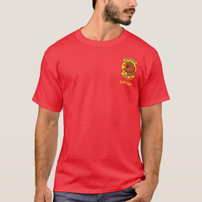 T-shirt 527th COMME Flanker avec l'indicatif d'appel (Devant)