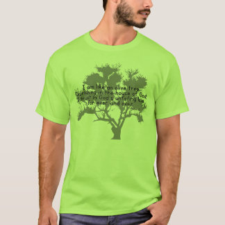 T-shirt 52:8 de psaume