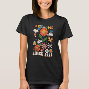 T-shirt 52 ans Awesome depuis 1971 Super Retro 52th B