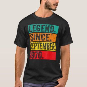 T-shirt 52 ans de légende depuis septembre 1970 52th Bir