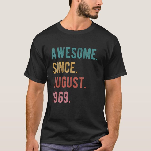 T-shirt 53 ans 53e anniversaire Extraordinaire depuis le 1 (Devant)