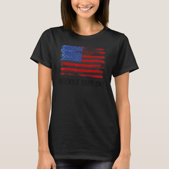 T-shirt 53 Ans Awesome depuis 1969 53e Anniversaire (Devant)