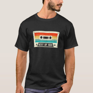 T-shirt 53 Ans Bande De Cassette Vintage Meilleur De 1969