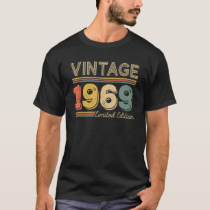 T-shirt 53 ans Vintage 1969 53e anniversaire