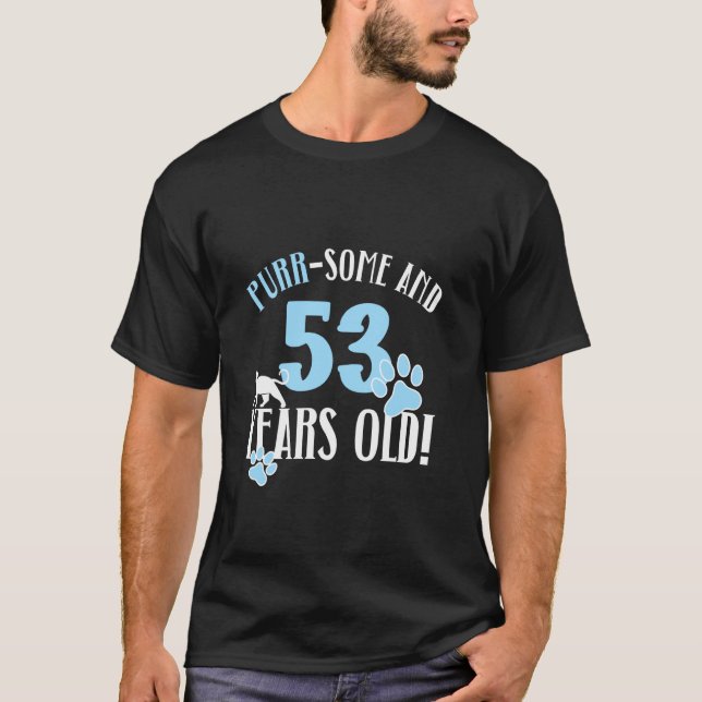 T-shirt 53e anniversaire 53 ans Maman de chat Amateur de c (Devant)