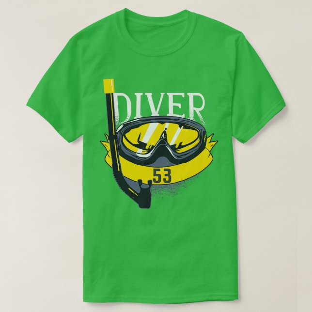 T-shirt 53e anniversaire Plongée sous-marine 53 ans Plongé (Design devant)