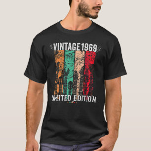 T-shirt 54 Ans Vintage 1969 Anniversaire 54e Tee - shirt
