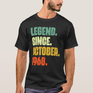 T-shirt 54 Years Old Legend Since October 1968