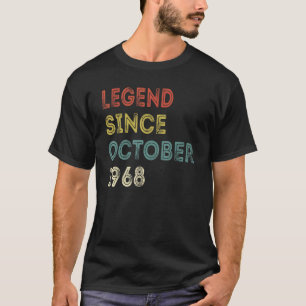 T-shirt 54 Years Old Legend Since October 1968