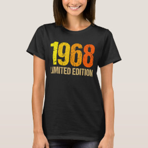 T-shirt 54e anniversaire Dames Mens 54 ans 1968