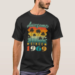 T-shirt 54e anniversaire Vintage stupéfiant depuis 1969 54