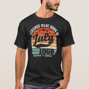 T-shirt 54ème Anniversaire vintage Légendes Nées Le 19 Jui