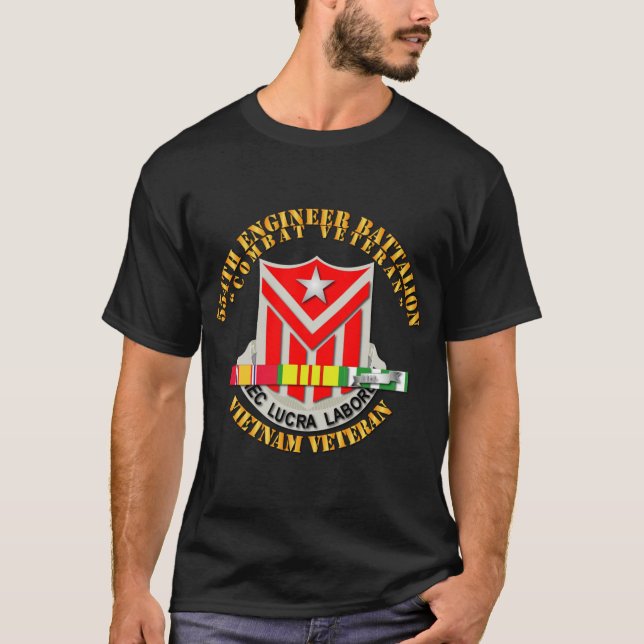 T-shirt 554e bataillon du génie avec VN SVC (Devant)