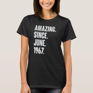 T-shirt 55 ans 55e anniversaire Extraordinaire depuis juin