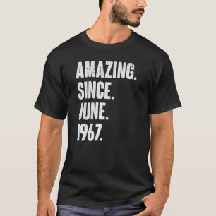 T-shirt 55 ans 55e anniversaire Extraordinaire depuis juin