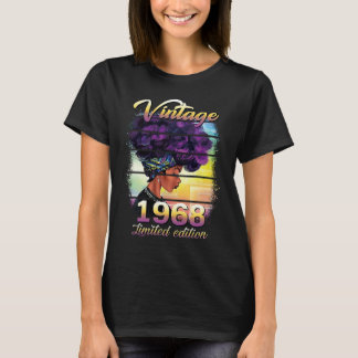 T-shirt 55 Ans 55e Anniversaire Femmes noires fantastique 