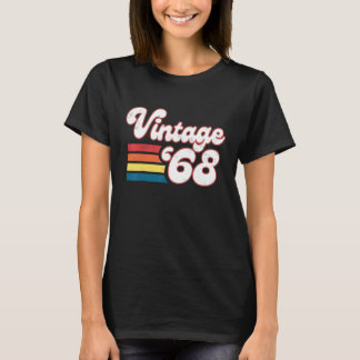 T-shirt 55 ans anniversaire femmes hommes nés en 1968
