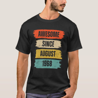 T-shirt 55 Ans Awesome depuis août 1968 55e Naissance