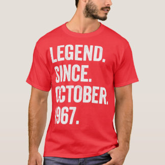 T-shirt 55 ans de légende depuis octobre 1967 55e annivers