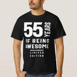 T-shirt 55 ans d'être génial - 55e anniversaire