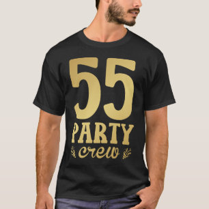 T-shirt 55 hommes d'équipage 55e anniversaire