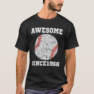T-shirt 55E Anniversaire Cadeau De Baseball D'Amoureux 55