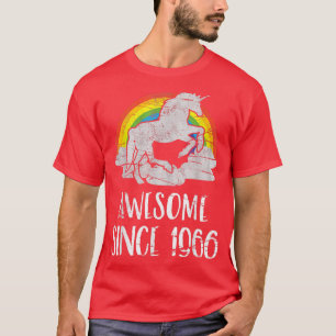T-shirt 55ème anniversaire, licorne vintage, stupéfiant de