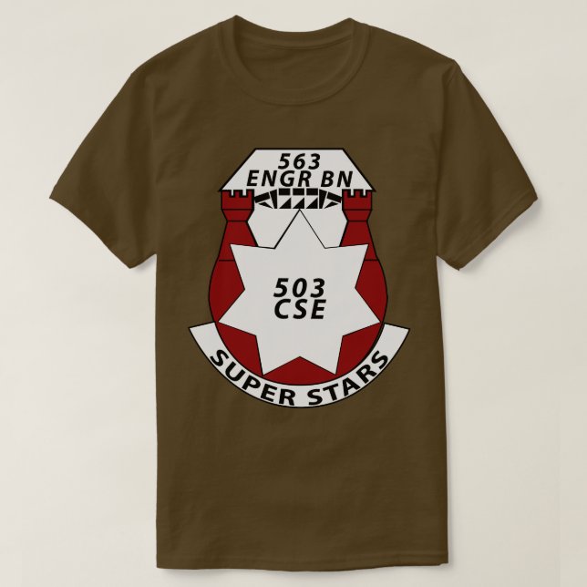 T-shirt 563e Bataillon du génie, DAC, vol X (Design devant)