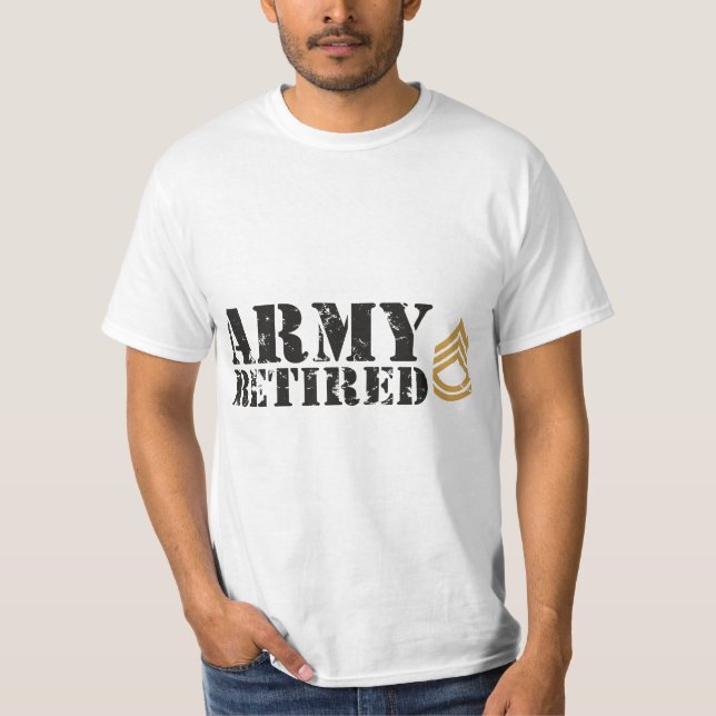 T-shirt 5678rmy Sergeant First Class (SFC) Retired  (Devant)