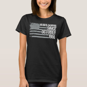 T-shirt 56 Ans Awesome depuis Octobre 1966 56e Birt