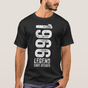 T-shirt 56 Ans Légende depuis octobre 1966 56e naissance
