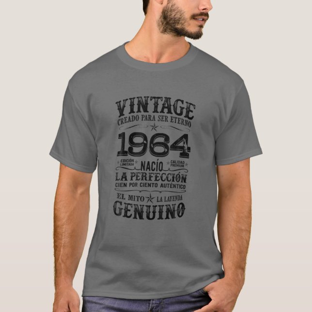 T-shirt 56e anniversaire Cadeau pour hommes en espagnol Cu (Devant)