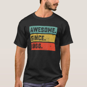 T-shirt 56e anniversaire Incroyable depuis 1966 56 ans