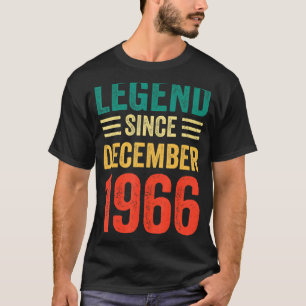 T-shirt 56e anniversaire Légende depuis décembre 1966 56 a