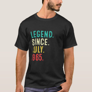 T-shirt 56e anniversaire Trouvé 56 ans Légende depuis