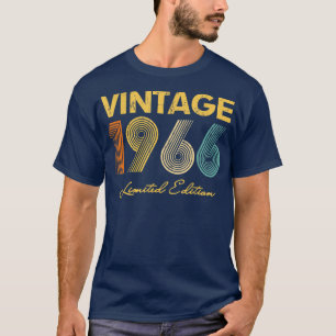 T-shirt 56E Idée Cadeau Anniversaire Vintage 1966 Hommes F