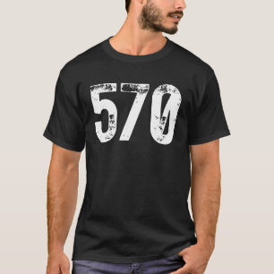 T-shirt 570 Indicatif régional Scranton PA Mobile Telephon