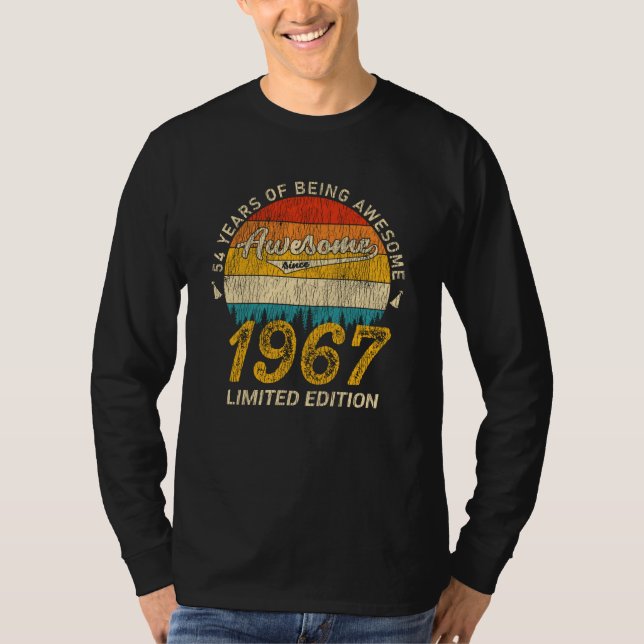 T-shirt 58 Ans 1967 Rétro Magnifique 58e anniversaire Cade (Devant)